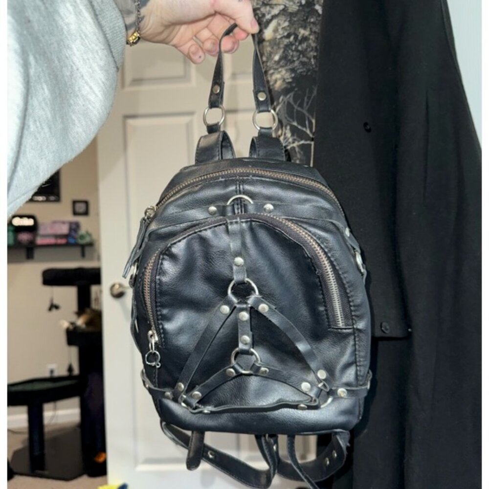 UNIF Bound Mini Vegan Leather Backpack